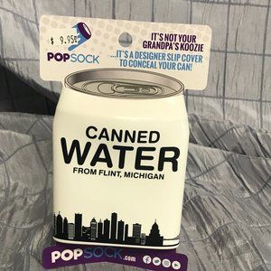 Canned Water glow in the dark silicon 12oz can koozie glow in the dark